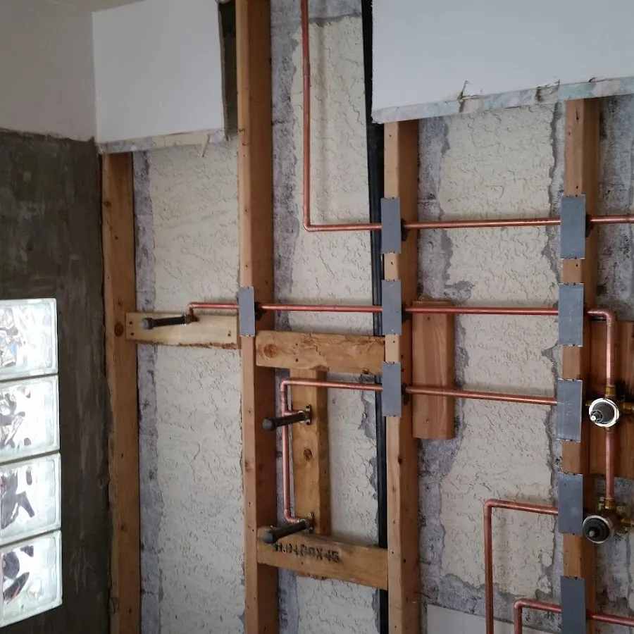 Copper pipe installation for Burst Pipe Repair in North Chicago